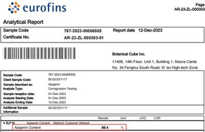 B.C.I. Чистый натуральный травяной органический порошок апигенина 98%, экстракт ромашки, капсулы апигенина, услуги OEM/ODM, цена от производителя - Product Image 3