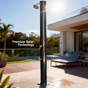 <span class=keywords><strong>Douche</strong></span> <span class=keywords><strong>solaire</strong></span> extérieure JADE <span class=keywords><strong>40L</strong></span> grande capacité |   <span class=keywords><strong>Douche</strong></span> en PVC 2 pièces avec rinçage des pieds pour piscine et jardin - Product Image 3