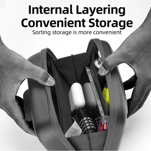 Bisiklet sert kabuk çanta kullanımı adaptörü Scooter Panniers bisiklet gidon bisiklet montaj dirseği çantası - Product Image 5