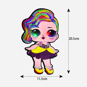 Pronto para enviar Pequeno MOQ LED Luz Desenhos Animados Dinossauro Personalizado Design Patches para Crianças Vestuário - Product Image 5