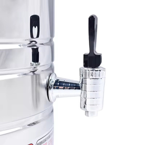 Hervidor y Calentador de Agua de <span class=keywords><strong>20</strong></span> <span class=keywords><strong>Litros</strong></span> y 80 Tazas, Urna de Agua de <span class=keywords><strong>Acero</strong></span> <span class=keywords><strong>Inoxidable</strong></span> Triple con <span class=keywords><strong>Vaporera</strong></span> para Panecillos al Vapor y Maíz - Product Image 3
