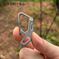 Couteau miniature pliable en alliage de titane pour extérieur, porte-clés, outils SH-T6, fabriqué en Chine
