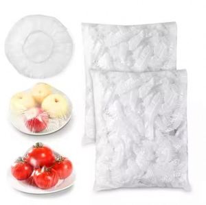 Nuevas Cubiertas Desechables Ecológicas de Plástico PE para Tazones, Antiolor, Antipolvo, Película Adhesiva para Almacenamiento de Alimentos para Vajilla y Utensilios de Mesa - Product Image 1
