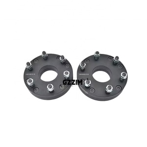 Espaceur de roue de voiture GZZIM en aluminium forgé 6x139.7 à 5x114.3 Finition brillante noire Adaptateurs de roue pour rénovation/mise à niveau - Product Image 1