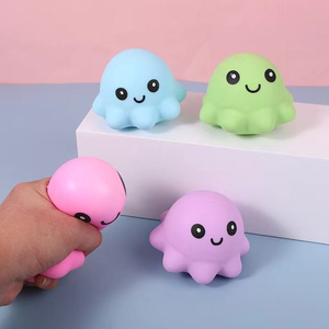 2025 Fun Flour <b>Balls</b> <b>Squeeze</b> Toy for Age 5-7 Octopus Stress Relief Pinch and Decompress with the Toy - Product Image 3