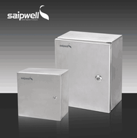 Gabinete Eléctrico de Montaje en Pared, Caja de Control Eléctrico de Metal, Gabinete de Acero Inoxidable Impermeable