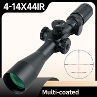 Lunette de visée optique 4-14X44IR pour tir en plein air et chasse, en alliage