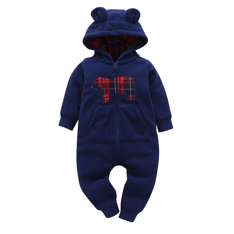 Compras on-line Índia Store Design de interiores Baby Boy Clothes Wear para o recém-nascido Zipper Romper da China