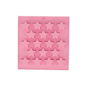 Star-Shaped Silicone Ice Cube Mold Pink 16 Cavities Freezer Safe For Making Ice Cubes - Product Image 1