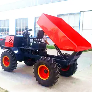 MAP CE Mini zy100 1 ton pequeno jardim fazenda óleo de palma uso roda local dumper hidráulico diesel mini dumper 4x4 para venda