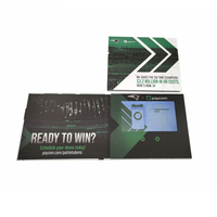 Brochure vidéo personnalisable à couverture souple pour le marketing d'entreprise
