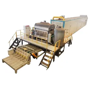 Large egg tray making machine complete set with brick kiln drying, egg tray automatic making machine for lunch box, coffee tray