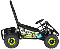 Kart électrique sans balais Funrun 1000W Max avec transmission par chaîne pour enfants, utilisation en extérieur