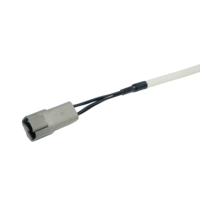Adaptor Pigtail Otomotif 2-Pin Tertutup dengan Isolasi PBT/Nylon/PVC/Karet/PTFE