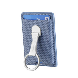 Para iPhone, Huawei, Google, teléfono celular, adhesivo trasero de fibra de carbono PU, adhesivo 3M, anillo de soporte para dedo, soporte para tarjetas - Product Image 3