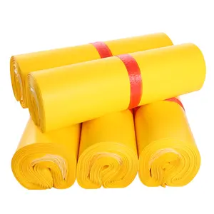 สีเหลืองราคาถูกโพลีพลาสติกจดหมายจัดส่งถุงจดหมายซองจดหมายจัดส่งถุงสำหรับโพสต์
