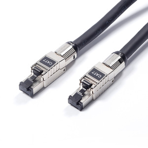 Connecteur RJ45 blindé en métal Cat7 8P8C, prise réseau Ethernet suspendue en ligne, 10 Gbit/s - Product Image 2