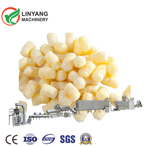 Nueva Máquina Extrusora de Snacks de Maíz de Doble Tornillo Automática LINYANG, Capacidad de 100-500KG/H, Línea de Producción Completa - Product Image 5