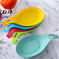 Repose-cuillère en silicone Manjia pour comptoir de cuisine, support pour spatule, louche, brosse, cuillère à risotto pendant la cuisson