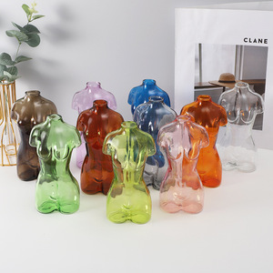 Цветная стеклянная ваза для украшения гостиной - Product Image 1