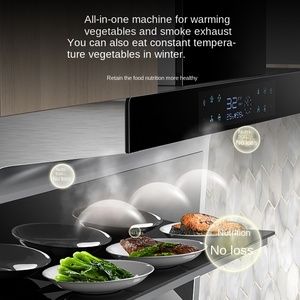 Nouvelle conception de hotte aspirante murale pour cuisine, en acier inoxydable, avec aspiration latérale, absorption des fumées, efficacité énergétique - Product Image 3