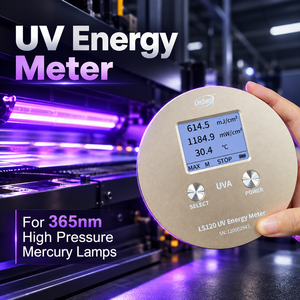 Radiomètre intégrateur UV LS120 avec courbes de puissance, d'énergie et de température pour lampes de polymérisation 365 nm - Product Image 2