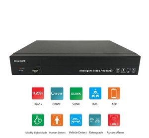 Fsan 16 kênh mạng video ghi xu hướng nóng Nền Kinh Tế mô hình 2 HDDs H265 CMOS cảm biến NVR lưu trữ dữ liệu hệ thống giám sát - Product Image 1