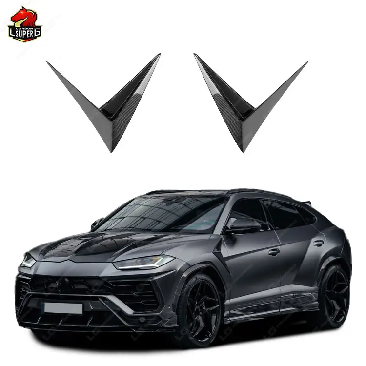 Prezzo di fabbrica TOP stile in fibra di carbonio ricambi Auto splitter parafango per Lamborghini URUS sfiato in fibra di carbonio