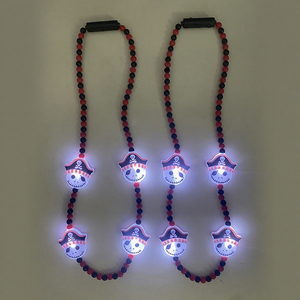 RICHSHINING Decoraciones de Fiesta de Halloween, Collar LED de Vampiro, Collar Luminoso de Calabaza y Zombi para Niños, Disfraz de 'Truco o Trato' - Product Image 5