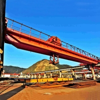 Pont roulant à double poutre de type QC, robuste, 40 tonnes, avec aimant, pour le levage de barres