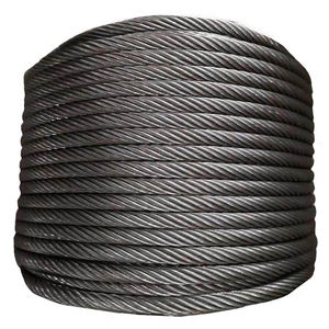 Китайский завод, оцинкованный 15xk7 26 мм 28 мм 30 мм 6x19 6x7 6x12 + 7FC стальной трос для шнековой дрели - Product Image 1