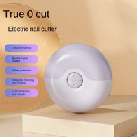 Coupe-ongles électrique intelligent 2-en-1 avec recharge USB et polisseuse pour enfants et adultes