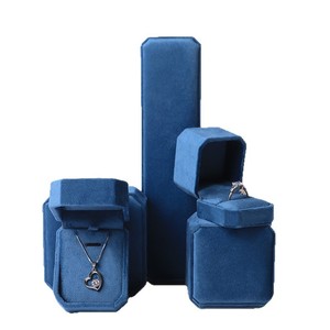 Nueva Caja de Joyería Personalizable, Duradera, Octogonal, con Patrón Liso, para Aretes, Anillos, Collares y Pulseras, 25 Años de Alta Calidad - Product Image 5