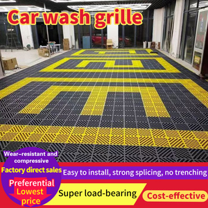 Plancher en plastique anti glissement de lavage de voiture emboîtement Drainage Tapis de garage Carrelages de sol de garage industriel - Product Image 6