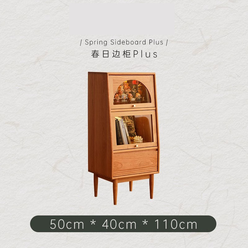 Buffet à thème printanier en cerisier [sans éclairage à détecteur de mouvement]