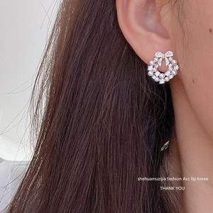 <span class=keywords><strong>Prix</strong></span> <span class=keywords><strong>d</strong></span>'usine Nouveau Pas Cher Plaqué Or Perle Strass Papillon Noeud Boucles <span class=keywords><strong>D</strong></span>'oreilles pour les Femmes - Product Image 3