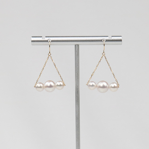 Pendientes de Perlas Akoya Clásicas Japonesas de Alta Calidad al por Mayor para Mujer, Diseño de Joyería Popular para Bodas y Fiestas - Product Image 3