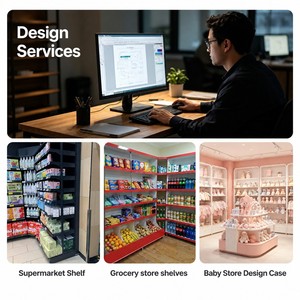 杂货店货架零售展示架 用于补充品商店的货架 商业用货架 - Product Image 5