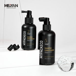 MYPACK Traitement de remplissage <span class=keywords><strong>tonique</strong></span> pour cheveux ronds noir boston PE-HD personnalisé Nettoyage du cuir chevelu Flacon pulvérisateur de 60ml 120ml avec buse longue - Product Image 2