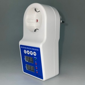 Protecteur de tension à double affichage Ke-2166D 10A 15A 16A 20A, prise européenne, stabilisateur monophasé AC - Product Image 2