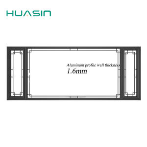 Fornecedor de Janelas de Alumínio com Acabamento em Grão de Madeira Mocha Cinza, Personalizadas, Vendas Quentes na Indonésia 2025 - Product Image 1