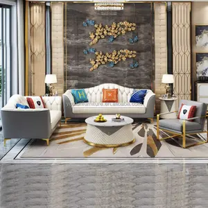 furniture modern designs classic living room leather sofa set