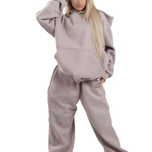 Fournisseur de sweat-shirts épais pour femmes, décontractés, unis, à manches longues, amples, hauts à enfiler, pulls pour femmes, automne-hiver - Product Image 2