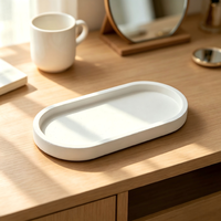 Plateau décoratif moderne en béton pour la maison, le salon, la chambre, le rangement de bijoux sur table – Vente en gros, fournisseur d'usine personnalisé