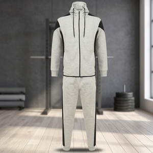 Survêtement Homme Grande Taille Personnalisé Coupe-Vent Léger Écologique en Coton et Polyester Haute Qualité Prix de Gros Été - Product Image 3