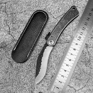 Coltello pieghevole <span class=keywords><strong>Higonokami</strong></span> in acciaio forgiato affilato da tasca per esterni coltello da campeggio difensivo da taglio per caccia strumento EDC - Product Image 6