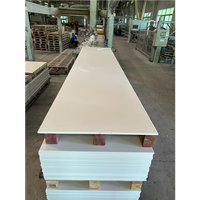 Design de meubles de cuisine, surface solide sans joint en résine acrylique sans silice pour les armoires et les revêtements muraux