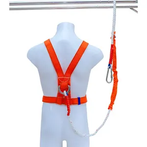 Полиэстер с защитой от падения, с ремнями безопасности, 4 точки регулировки всего тела галстук вниз с крючками