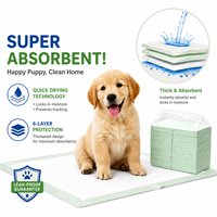 Tapis de propreté jetables ultra-absorbants pour chiens et chats, séchage rapide, contrôle des odeurs, protection contre les fuites, noyau super absorbant, logo personnalisé, marque privée