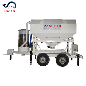 Jumbo Çuval Dolumu 10 Ton Hacimli Küçük Mobil Kullanılmış Yatay Çimento Silosu Tartım Fonksiyonlu Satılık - Product Image 1